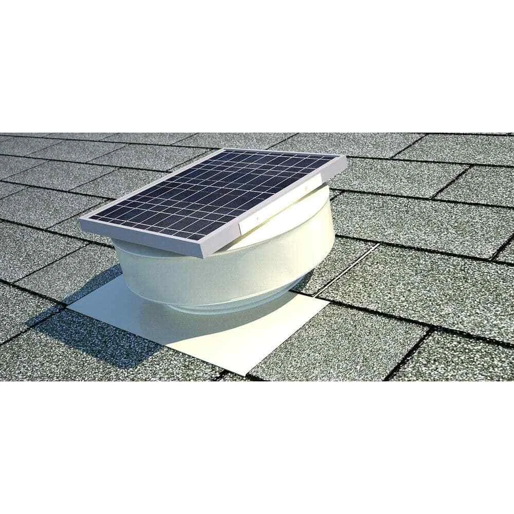 Solar Powered Roof Mounted Exhaust Attic Fan Active Ventilation 8 in Vent  RBSF-8 | eBay