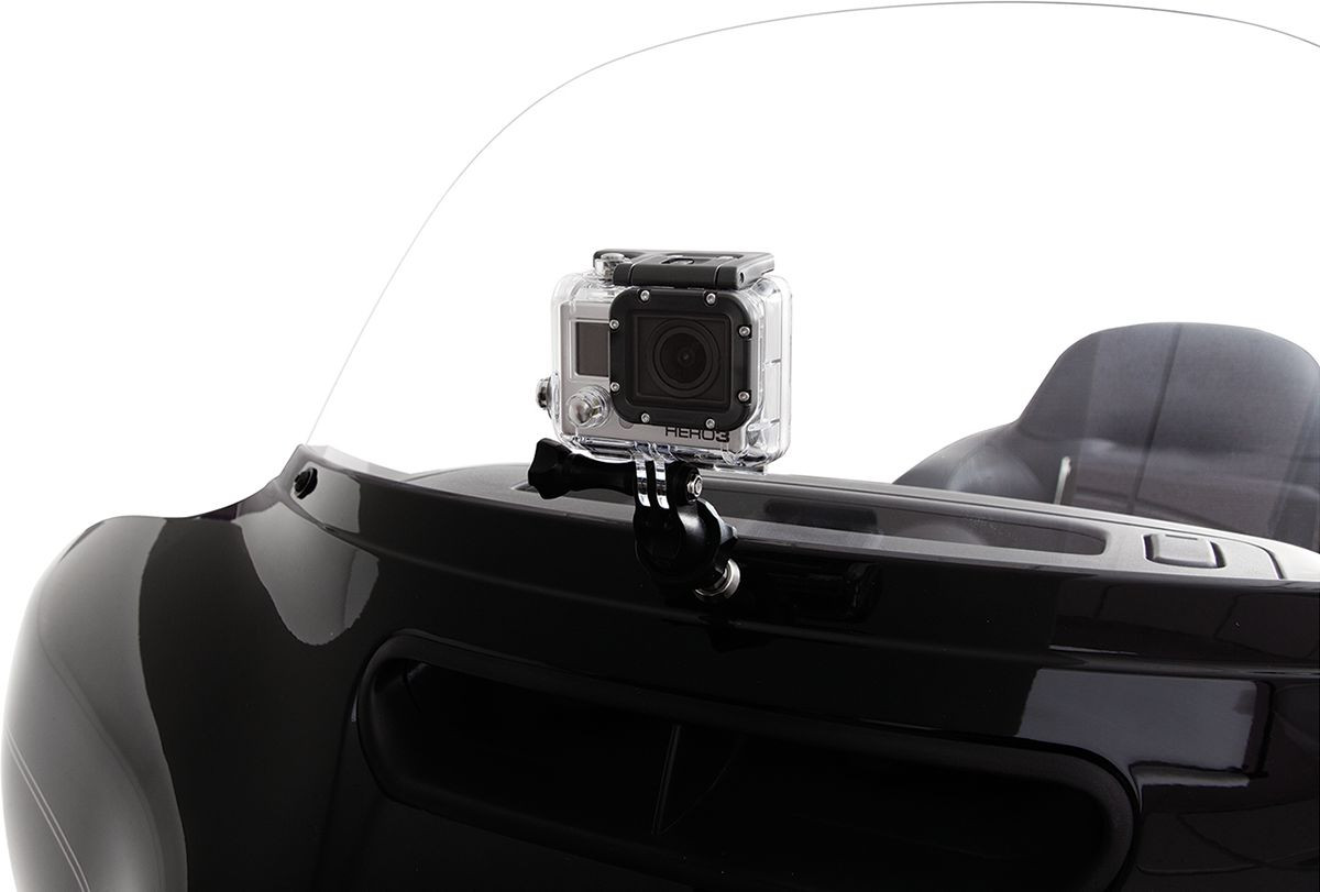 Ciro Black Motorcycle Go Pro Camera Mount fits Harley