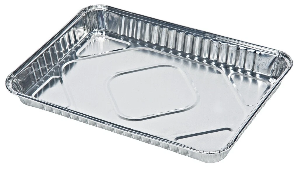 100 CT QUARTER 1/4 SHEET CAKE DISPOSABLE ALUMINUM FOIL COOKIE TIN TRAY READY MIX
Opens in a new wind