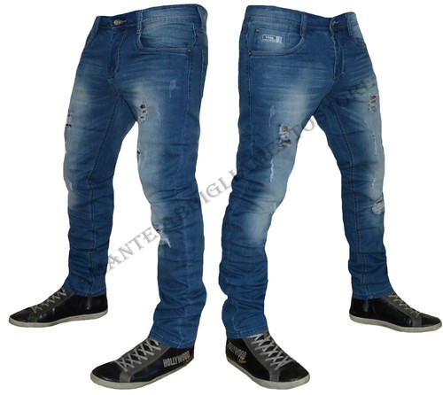 jeans uomo fobo 1980 6 tasche mod strappato art205 taglia 44 46 48 50 52 54  56 | eBay