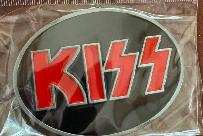 Kiss Belt Buckle Gene Simmons Ace Frehley Mint New! End of the Road