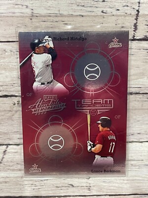 2002 Absolute Memorabilia Team Tandems #TT38 L.Berkman R.Hidalgo