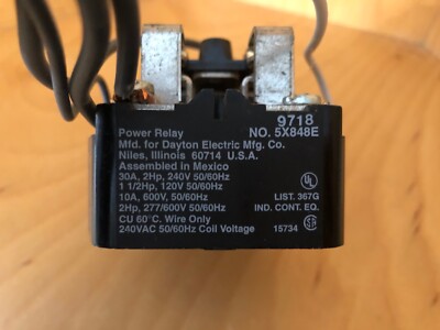 Dayton 5X848E Power Relay
