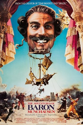 the adventures of Baron Munchausen Film plakat movie poster