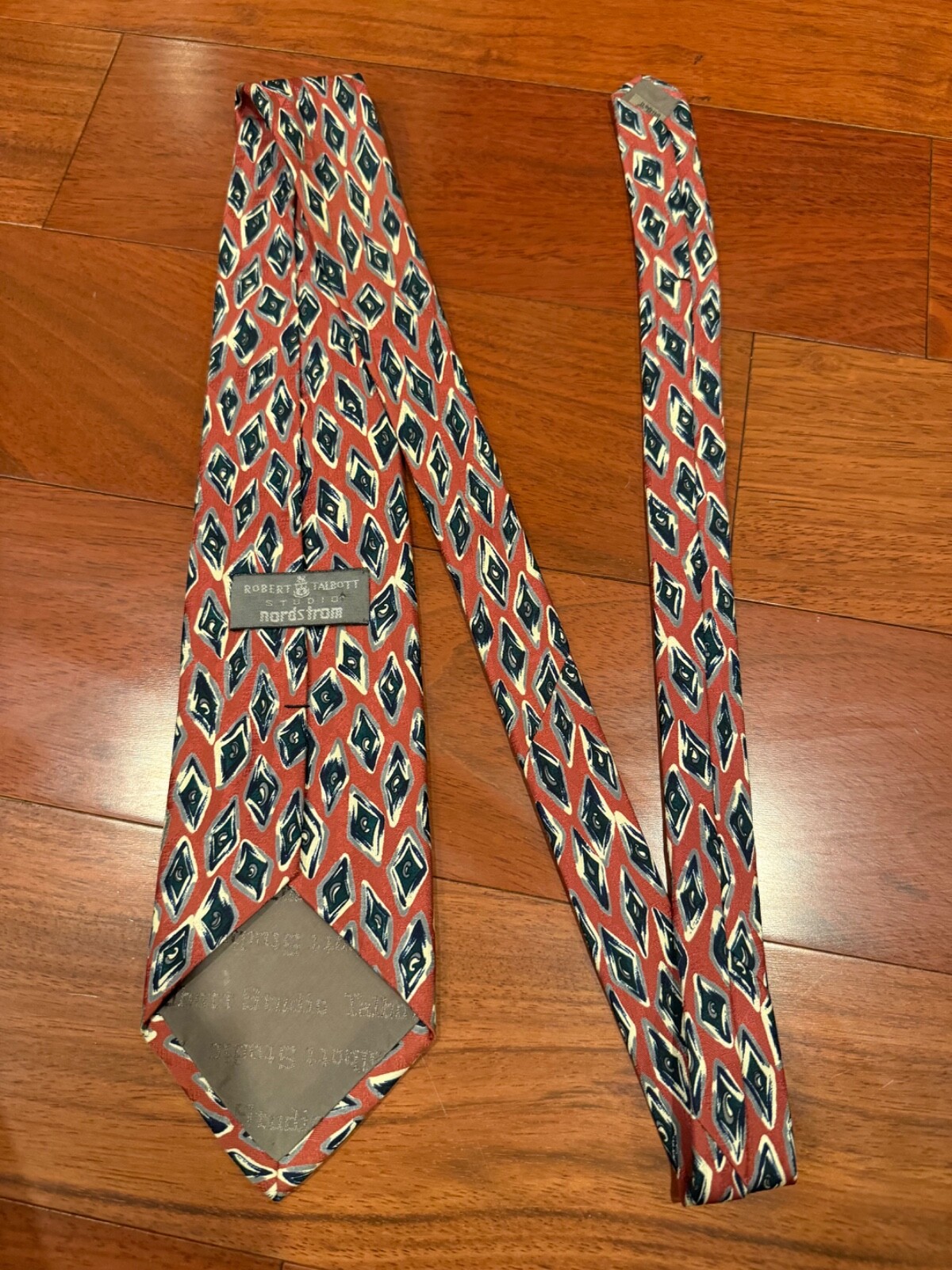 Robert Talbott Studio Nordstrom Diamond Foulard T… - image 3