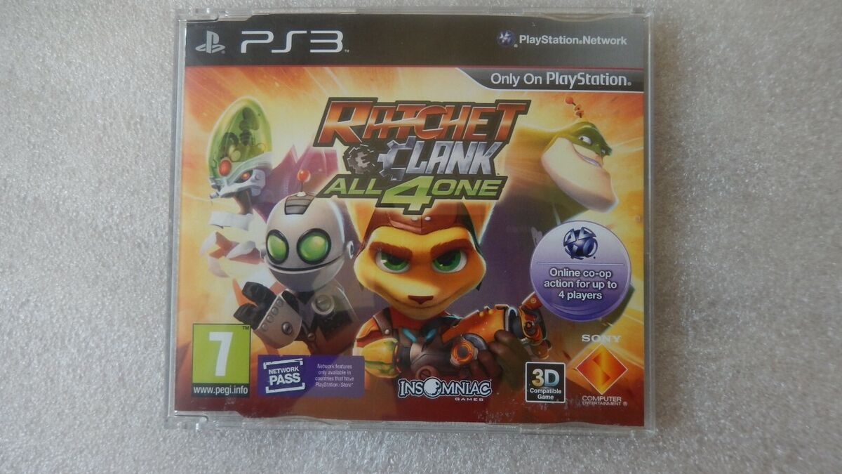 Ratchet and Clank All 4 One PS3 promo promotional rare PlayStation 3 (full  game)