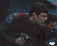 Zachary Quinto Star Trek Autographed Signed 8x10 Photo ACOA 2020-5