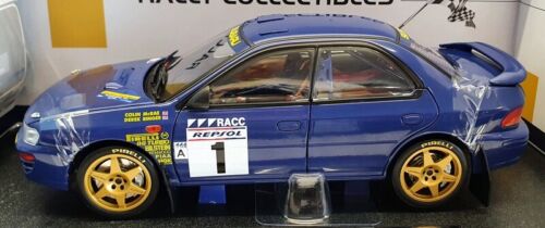 Sun Star 1/18 Scale 5516 - 1996 Subaru Impreza 555 #1 McRae Catalunya Rally - Picture 2 of 5