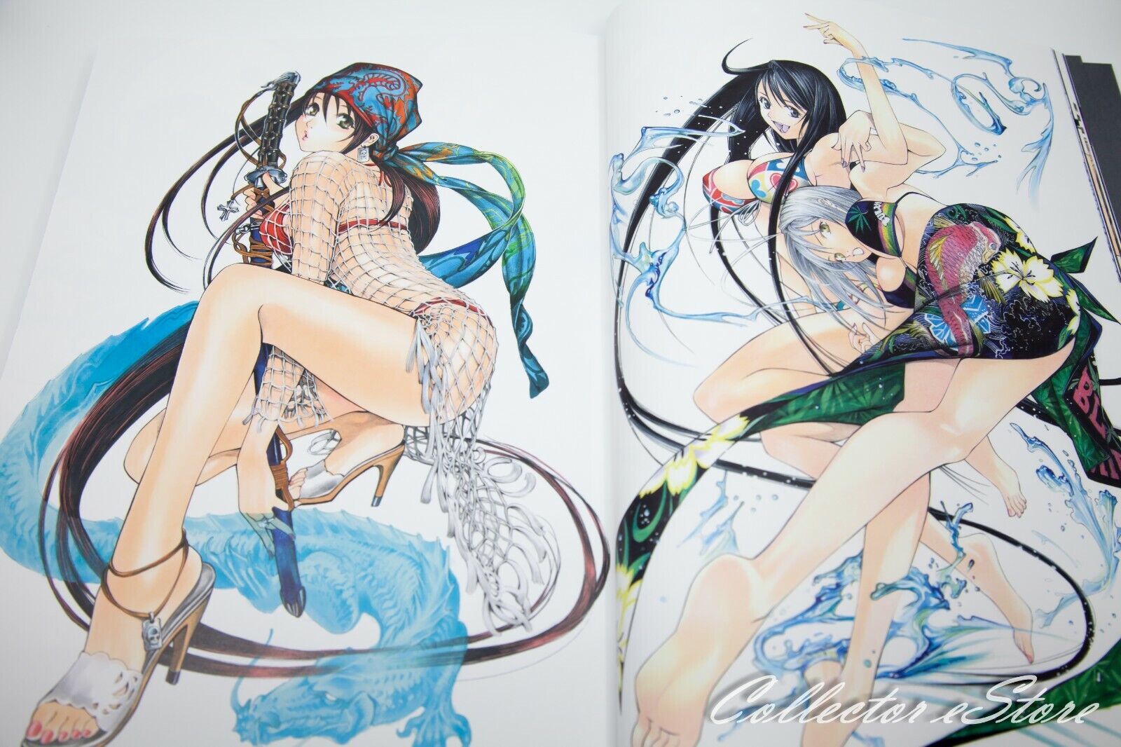 Oh ! superbes illustrations & Blast Tenjho Tenge Biorg Trinity livre d'art  manga