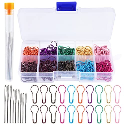 300pcs Metal Stitch Markers for Crochet Knitting Crafting-image
