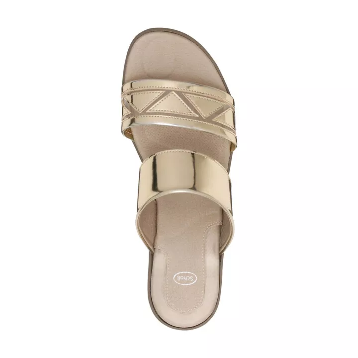 Dr Scholl PLEXY Gelactiv ciabatte donna pelle tacco lucidi