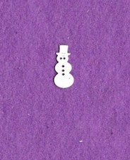 CHRISTMAS SNOWMAN die cuts scrapbook cards