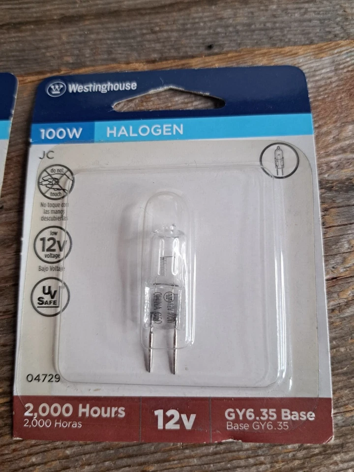(2)Westinghouse 50 Watt Low Voltage Bulb White Decorative 2pk Brand New - Image 2 of 4