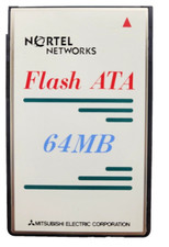 NORTEL MITSUBISHI FLASH ATA 64MB NTSX06BA 01 A0725115 CARD USE.