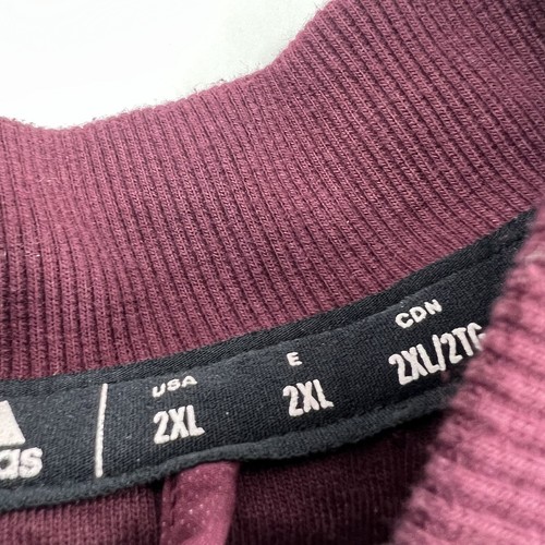 Adidas ASU Sun Devils Basketball Team Issued Full Zip Maroon Jacket 2XL - Picture 6 of 6