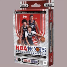 2025-26 Topps NBA Hoops Basketball Sealed Hanger Box