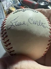Pete Rose Mike Schmidt & Steve Carlton Autographed ONL Baseball Phillies Legends