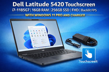 Dell Latitude 5420 Touchscreen  i7-1185G7 16GB RAM 256GB SSD  FHD Backlit FPS