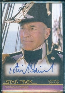 Star Trek Movies in Motion ( A44 ) Patrick Stewart Autograph Card