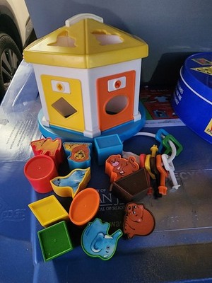 Vintage Rare Chicco Gazooba Shape Sorter As Seen In Baby Einstein (complete)
