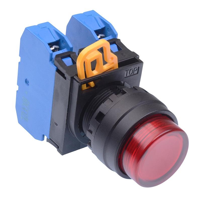 IDEC Red 22mm Momentary Push Button Switch 2NO IP65 YW1L-M2E20Q0R
