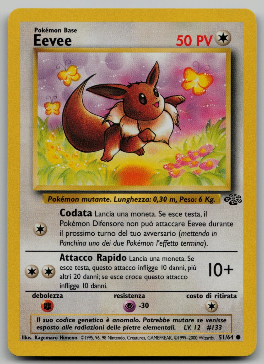 Eevee Common Jungle 51/64 NM