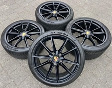 4 ORIGINAL 20" 21" ALUFELGEN FELGEN PORSCHE 911 992 SCHWARZ 8,5x20 ET53 11x21 
