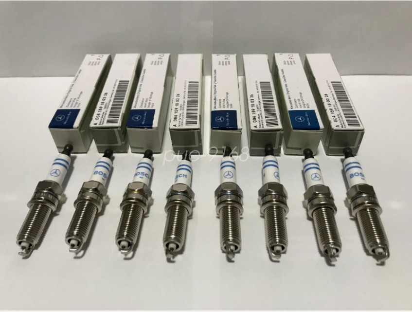 6x OEM YR7MPP33 Spark Plugs For Mercedes Double Platinum GERMANY OEM US