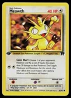 Pokemon Card - Meowth 1st Edition Team Rocket 62/82 Common