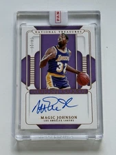 2024-25 Panini National Treasures Magic Johnson Timeless Talents Auto /25