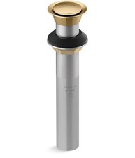 KOHLER K-33151-2MB Bathroom Sink Clicker Drain Vibrant Brushed Brass