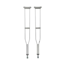 McKesson Aluminum Tall Adult Underarm Crutches 5' 10" to 6 ' 6" User Ht.