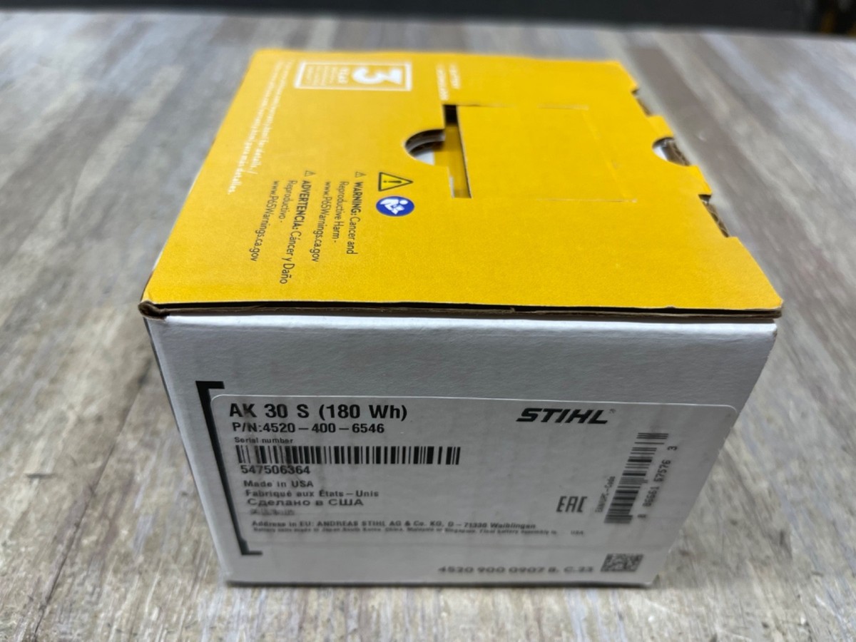 Genuine STIHL AK 30 S (AK30) Lithium-Ion Battery 4520 400 6546