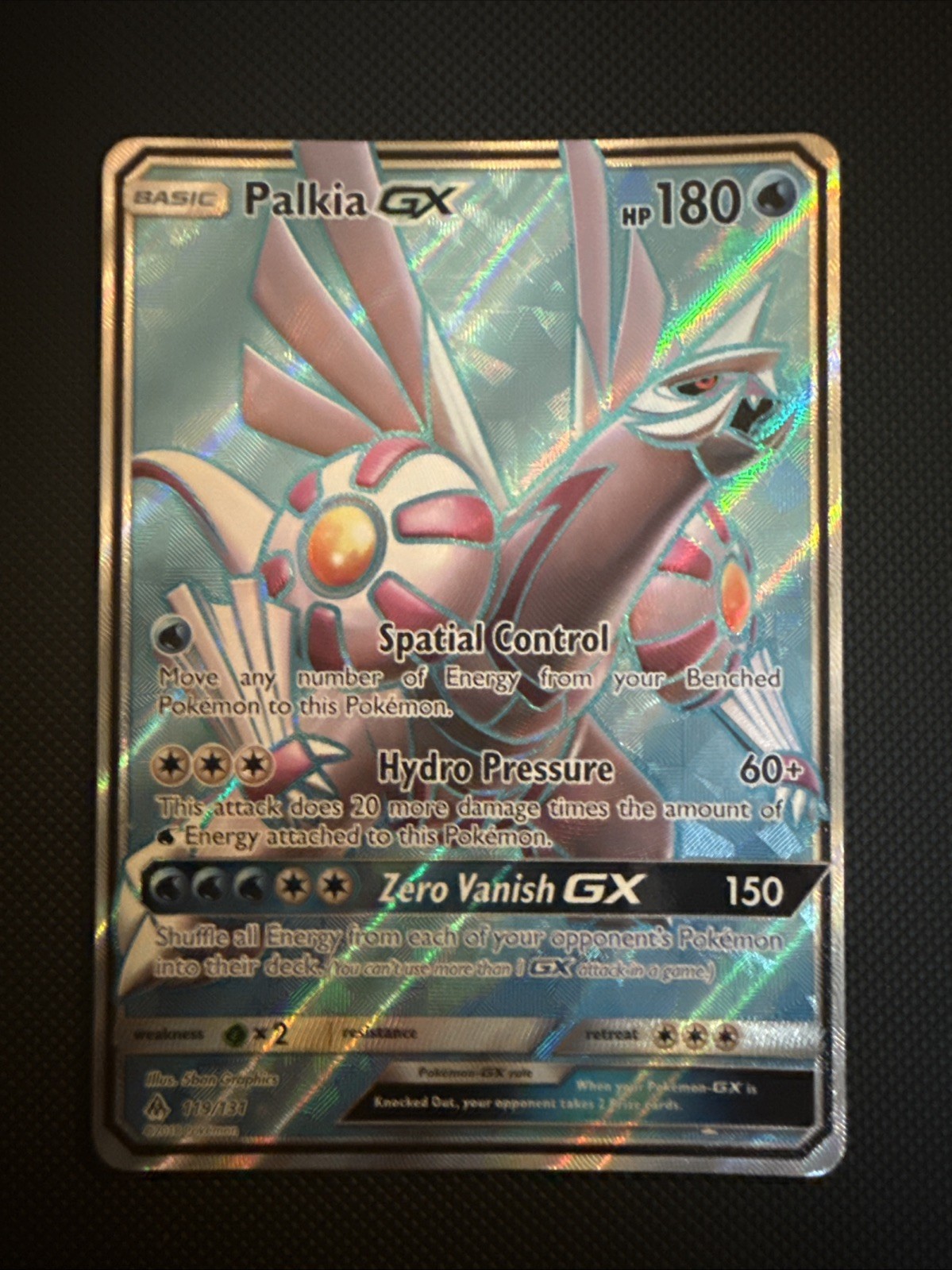 Palkia GX (Full Art) 119/131 Sm-Forbidden Light Holo