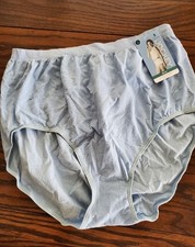 NWT JOCKEY COMFIES SEAMFREE COTTON BRIEF PANTIES 1360 405 blue size 9