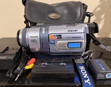 Sony Handycam DCR-TRV240 NTSC Digital 8 Hi8 Camcorder Nightshot TESTED WORKING  