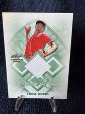 2024 Leaf Trinity Chase Burns Rookie Relics #RR-18 (PLAYER WORN)