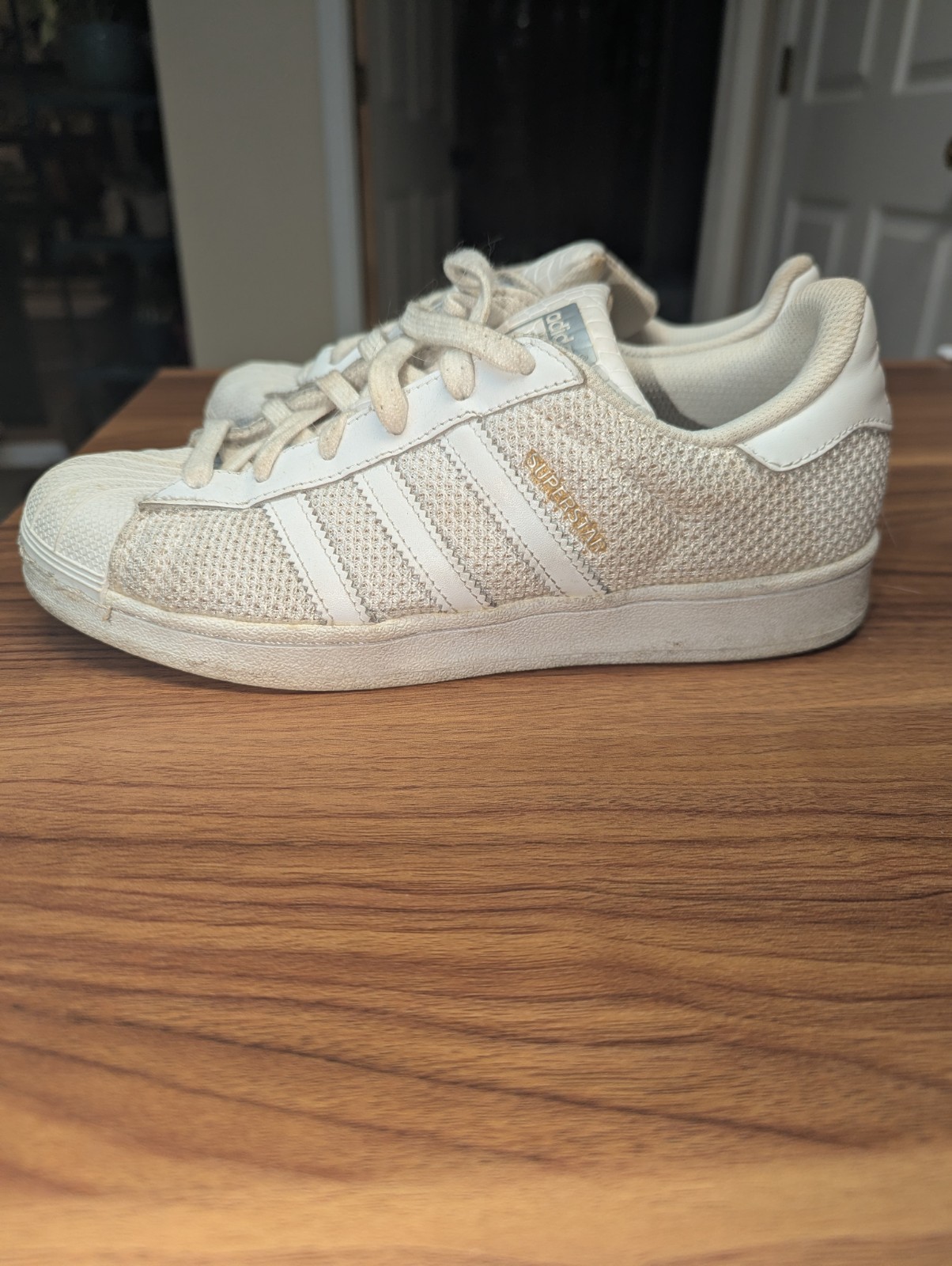 Adidas Superstar Shell Toe Mesh Upper - image 1