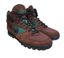 Vintage Nike Men s ACG Caldera Hiking Boots Brown Green Indonesia Made 90s Sz 10