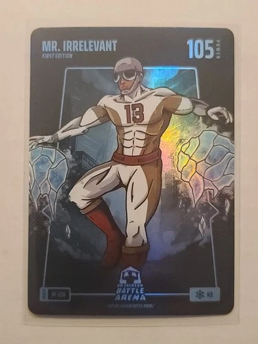 2025 Bo Jackson Battle Arena Update Mr Irrelevant "Brock Purdy" Foil ICE #BF-220