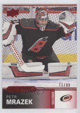 2019-20 Upper Deck Overtime Red Foil 71/99 Petr Mrazek #30 2vh