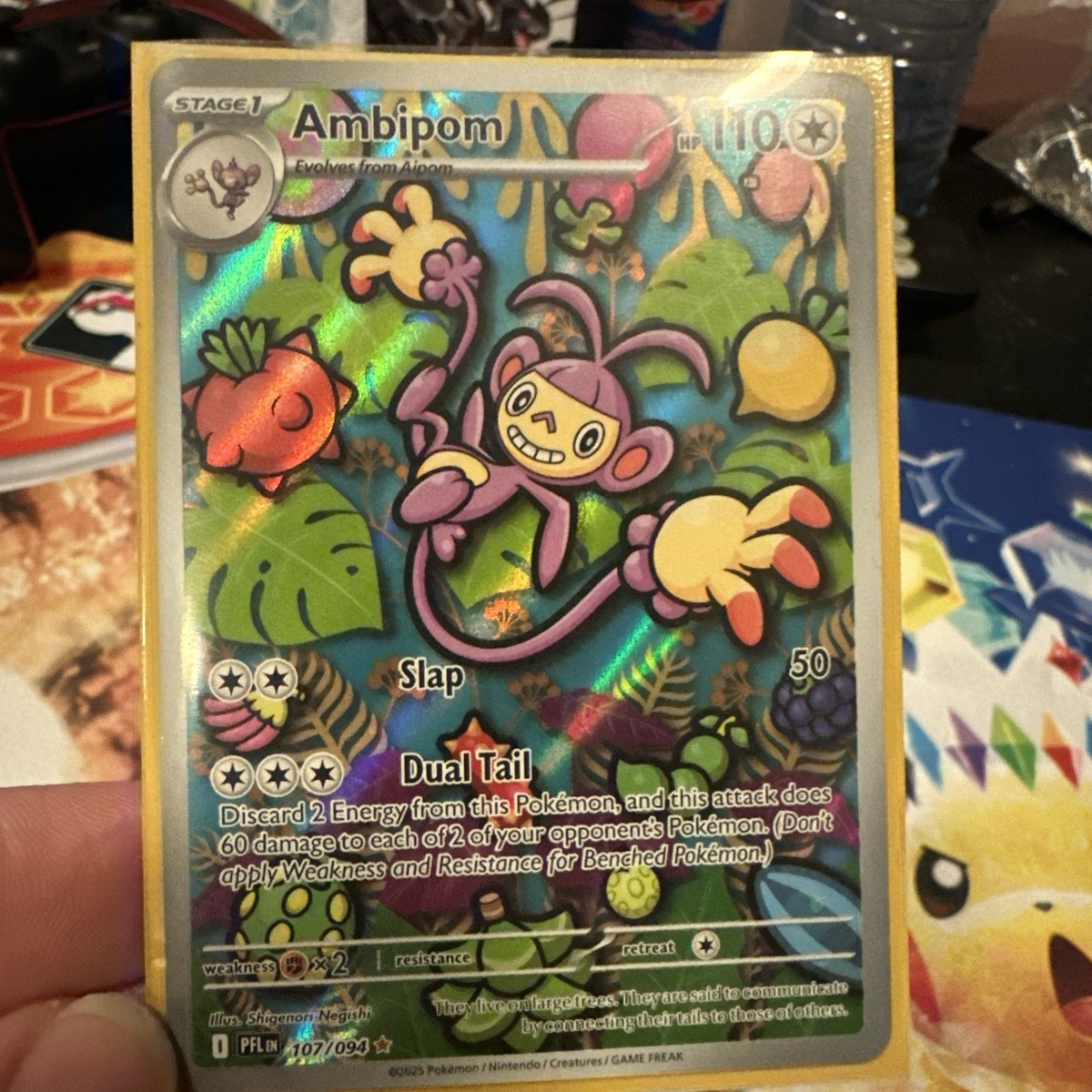 107/094 Ambipom Pokemon Card TCG