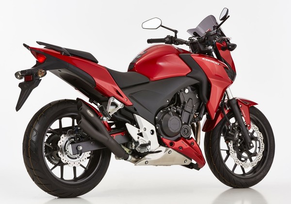 Hurric Pro 2 Slip On ErsatzdäMpfer (2-1) FüR Honda CB500F 471 Ccm Bj. 17-18-image
