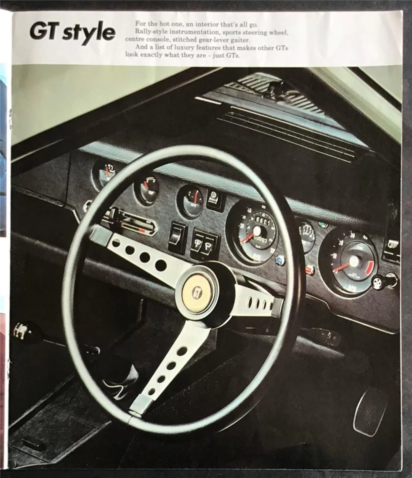 HILLMAN HUNTER LF Car Sales Brochure 1970-71 #C2611/H GL - SUPER - GT - DeLuxe - Image 3 of 4