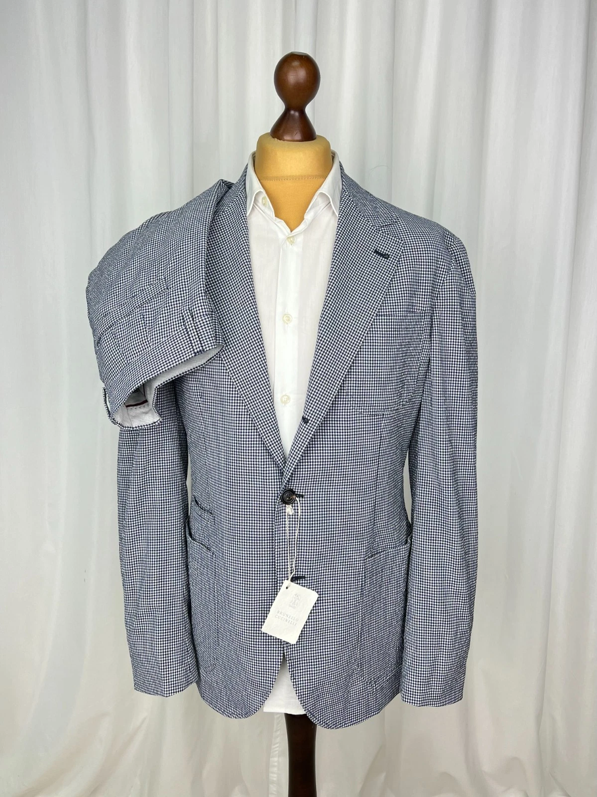 Brunello Cucinelli — NWT BRUNELLO CUCINELLI Lightweight Half-Lined Pure Wool 2-Piece Suit 40US50IT