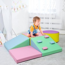 Foam Climbing Blocks for Toddlers 5PCS 5pc-pink