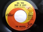 BEATLES 45 RPM 7" VINYL - All You Need Is Love / Baby You're A Rich Man