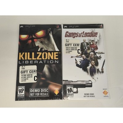 (2) Playstation 2 Magazine Demo Disc PS2 Killzone Liberation , Gangs Of London