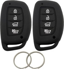 Silicone Protector Key Fob Cover Case fit for Sonata Elantra Tucson Keyless Entr