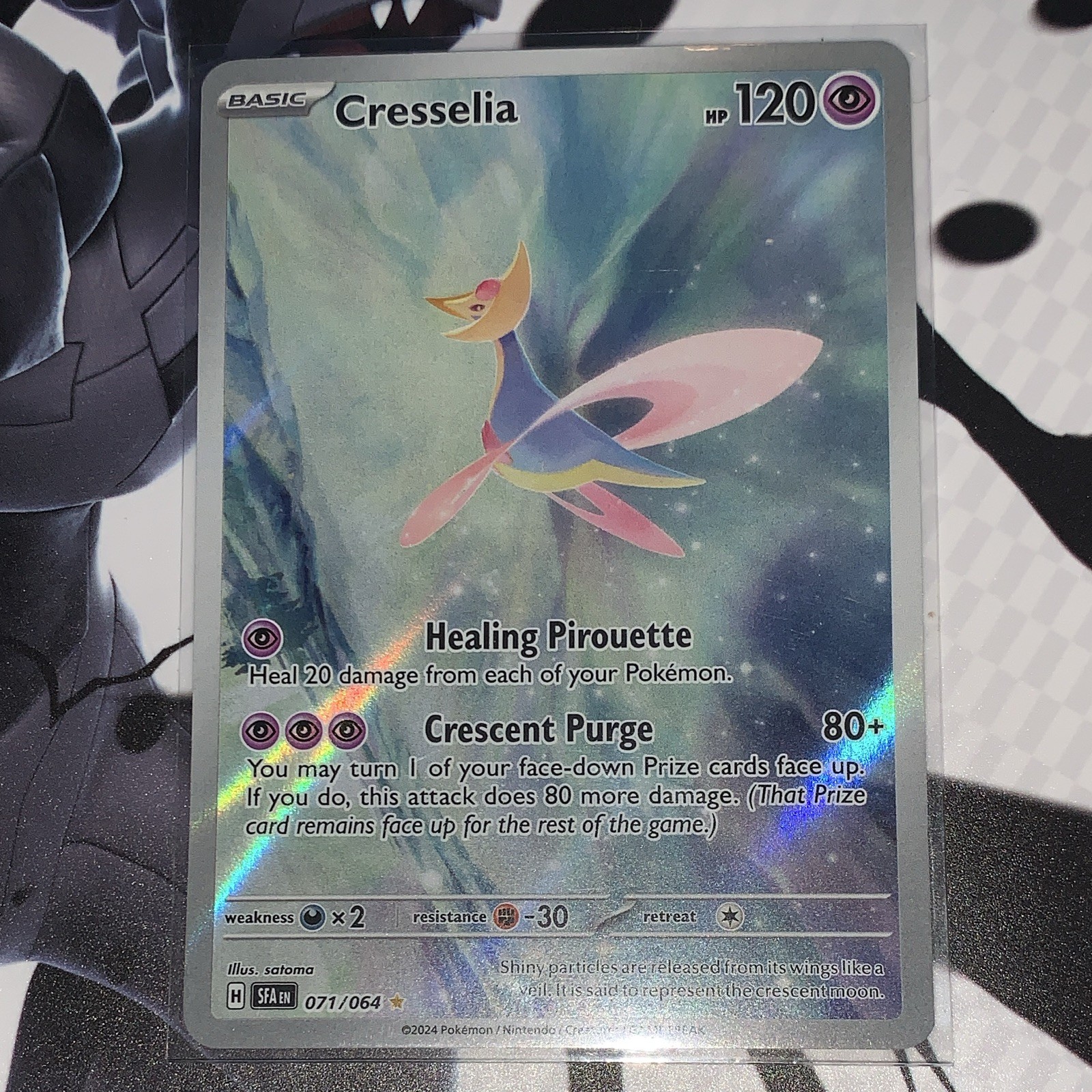 The Pokemon Company Cresselia 071/064 SV Shrouded Fable IR Full Art Holo EN